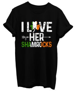 I Love Her Shamrocks Patricks Day T Shirt