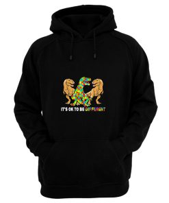 Its Ok To Be Different Dinosaur Autism Awareness Hoodie