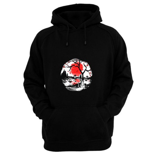 Japanese Landscape Hoodie