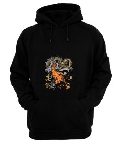 Jiu Jitsu Tiger And Dragon Combat Hoodie