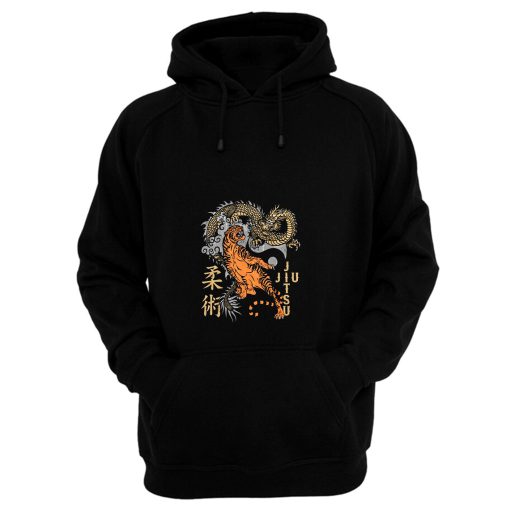 Jiu Jitsu Tiger And Dragon Combat Hoodie