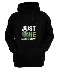 Just One More Row Crochet Lover Hoodie