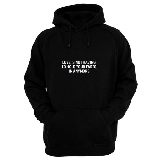 Love Is Not Having To Hold Your Farts In Anymore Hoodie