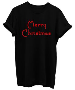 Merry Christmas Typhograph T Shirt