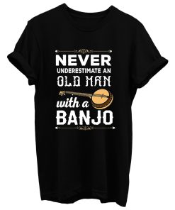 Old Man Banjo T Shirt