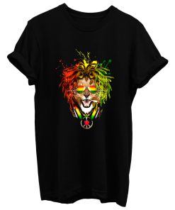 One Love Rasta Lion T Shirt