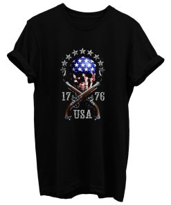 Patriot Skull T Shirt