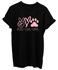 Peace Love Dog T Shirt