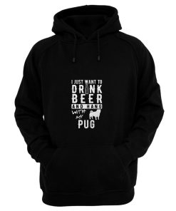 Pug Beer Hoodie