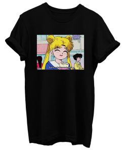 Sailor Moon Eating Makes Me So Happy T Shirt