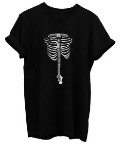 Skeleton Guitar T Shirt