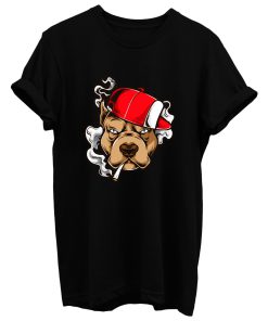 Smoky Pitbull T Shirt