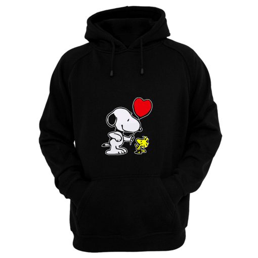 Snoopy Woodstock Heart Balloon Cartoon Hoodie