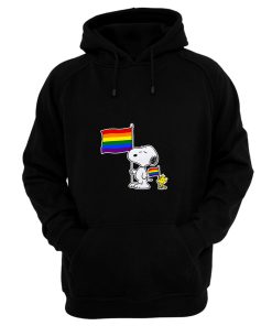 Snoopy Woodstock Pride Lgbt Flag Holiday Hoodie