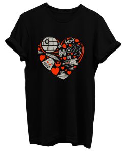Star Wars Valentines Day Heart Galaxy T Shirt
