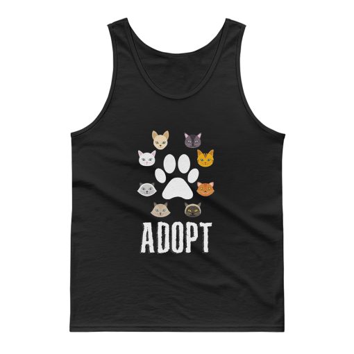 Adopt Cat Tank Top