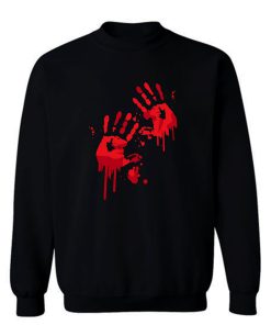 Bloody Handprints Sweatshirt