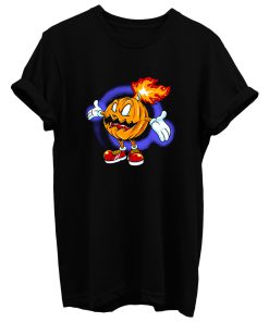 Burning Pumpkin T Shirt