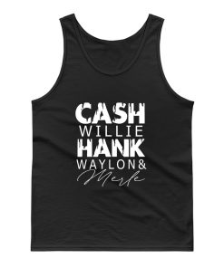 Cash Willie Hank Waylon Merle Tank Top