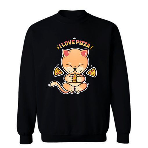 Cat Pizza Sweatshirt