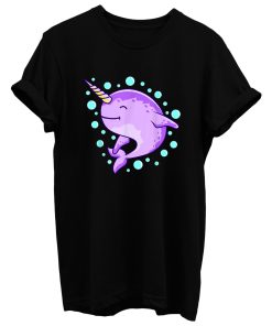 Cute Unicorn Rainbow Colorful Narwhale Animals Fish Narwhal T Shirt