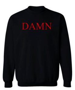 Damn Kendrick Lamar Red Sweatshirt