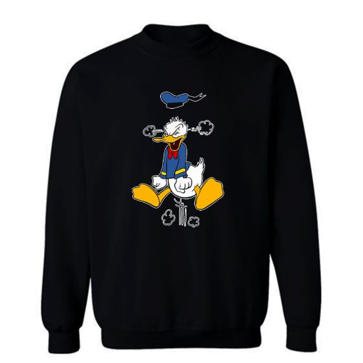 Donald Duck Angry Cartoon Sweatshirt