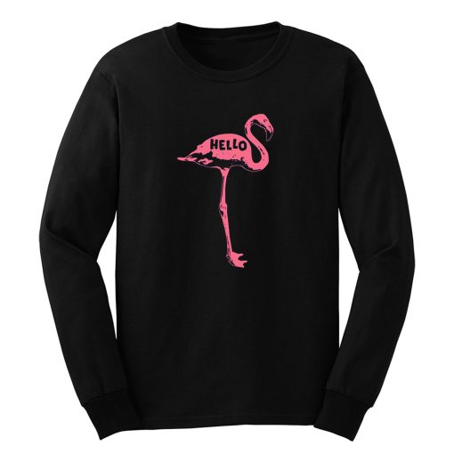 Flamingos Animal Graphic Long Sleeve