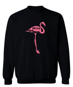 Flamingos Animal Graphic Sweatshirt