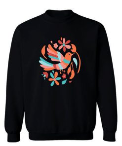 Floral Bird Sweatshirt