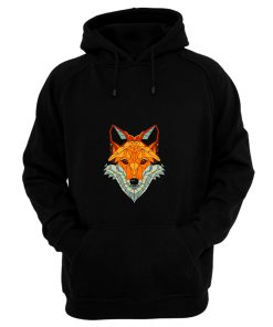 Fox Polygon Red Fox Sweet Forest Hoodie