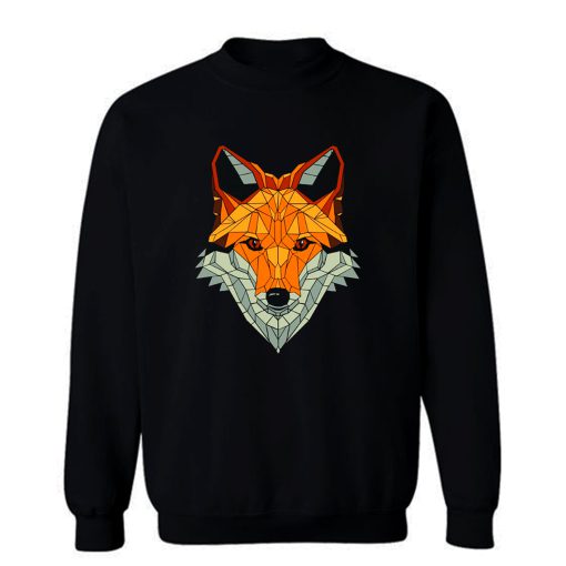 Fox Polygon Red Fox Sweet Forest Sweatshirt