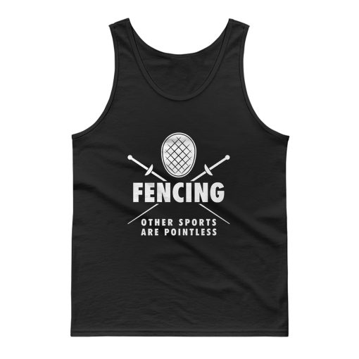 Funny Fencing Tank Top