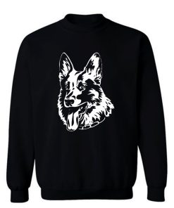German Shepherd Dog Head Profile Sweatshirt