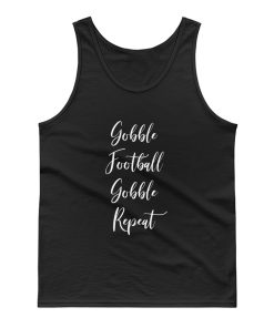 Gobble Football Gobble Repeat Tank Top