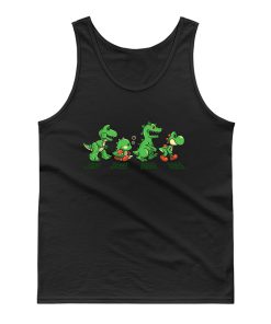 Green Scaly Road Tank Top