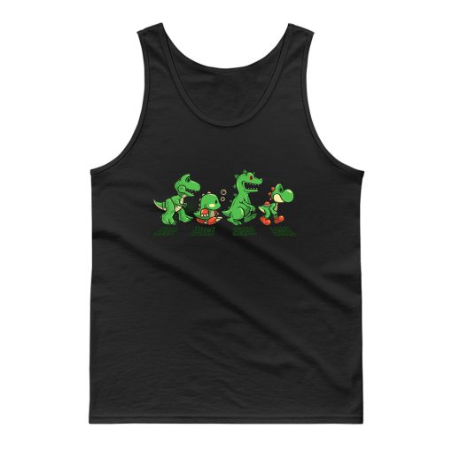 Green Scaly Road Tank Top