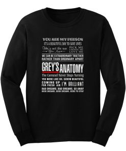 Greys Anatomy Youre My Person Long Sleeve