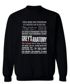 Greys Anatomy Youre My Person Sweatshirt