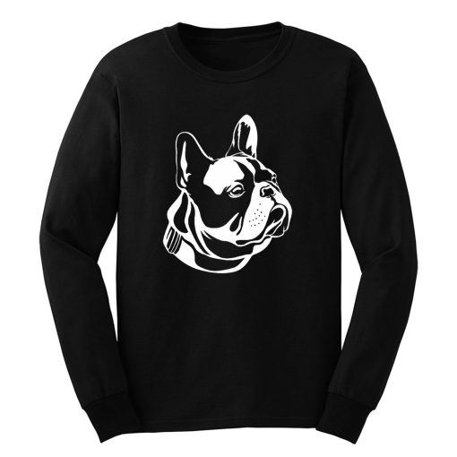 Handsome Black French Bulldog This Is Long Sleeve