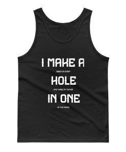 Hole In One Golf Gag Tank Top