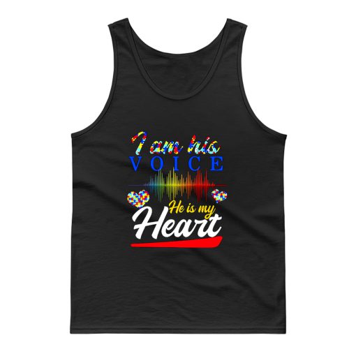 I Am His Voice He Is My Heart Tank Top