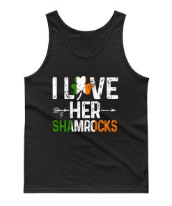 I Love Her Shamrocks Patricks Day Tank Top