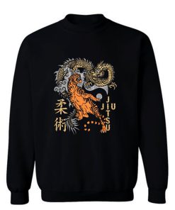 Jiu Jitsu Tiger And Dragon Combat Sweatshirt