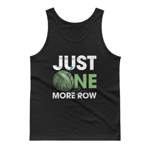 Just One More Row Crochet Lover Tank Top