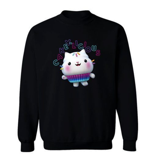 Kids Gabbys Dollhouse Cakey Cat Cakey Licious Sweatshirt