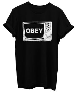 Obey Tv Television T Shirt