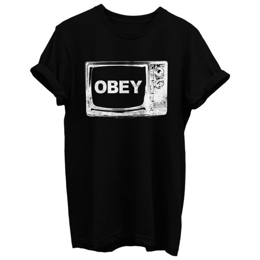Obey Tv Television T Shirt