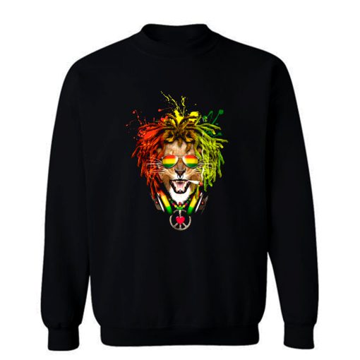 One Love Rasta Lion Sweatshirt