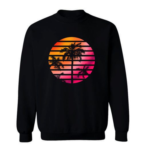 Palm Trees Sunset Sweatshirt